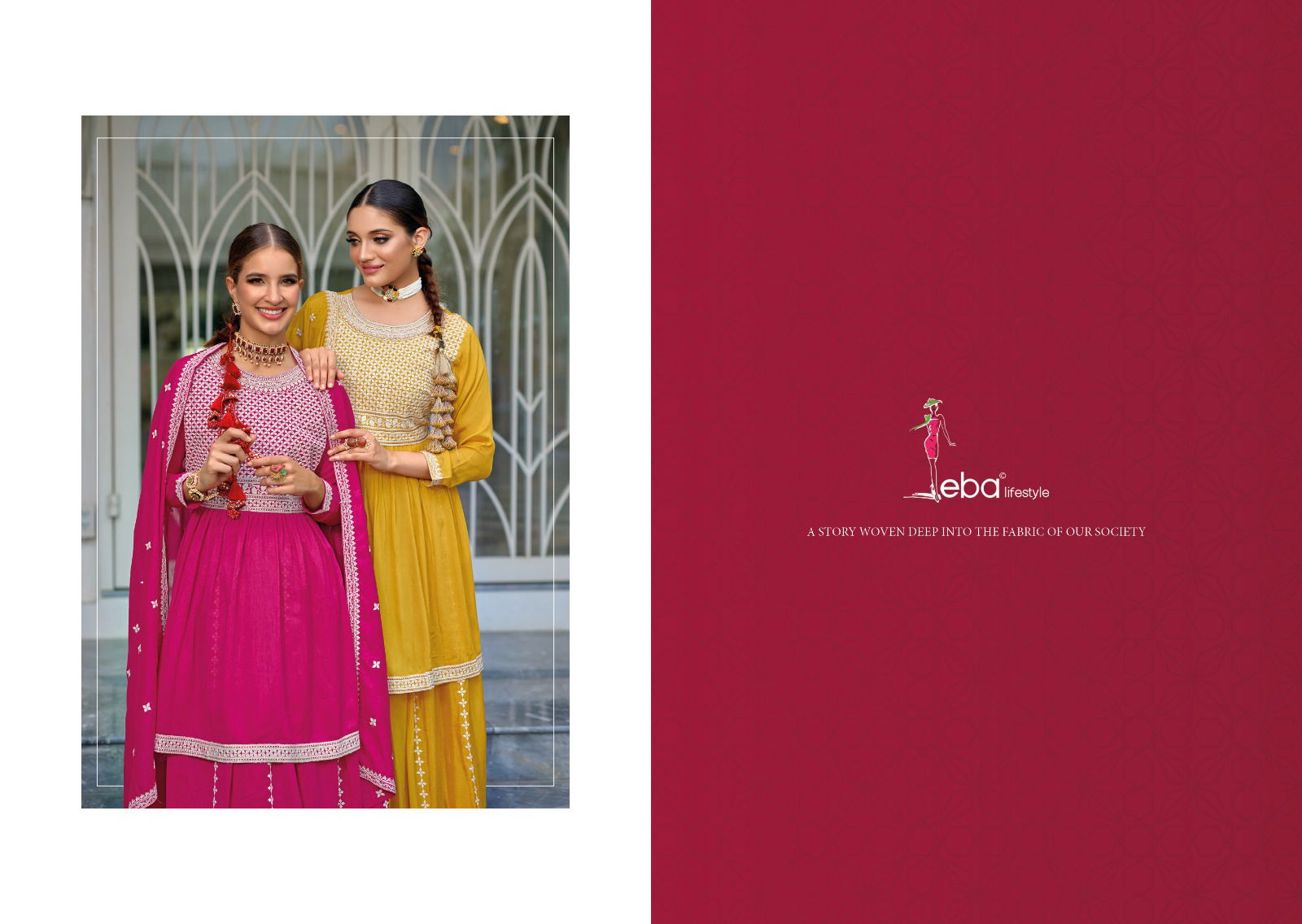 Eba Vedika Heavy Wedding Wear Readymade Suits Catalog